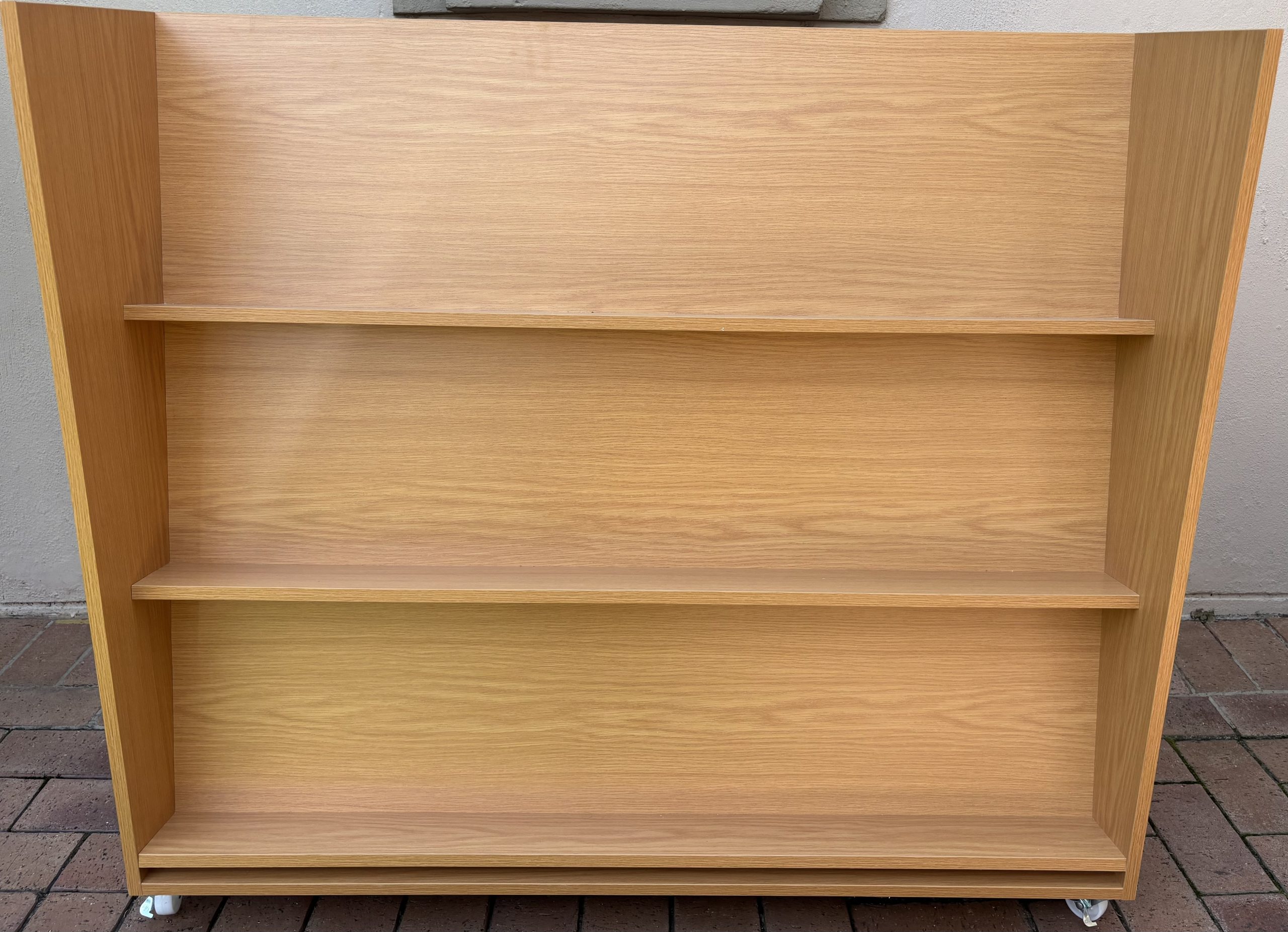 Single Sided A Frame Natural Book Shelf