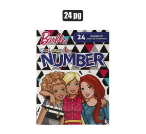 Barbie Colour by Number - Quality Educational Material | Kid-ease ...