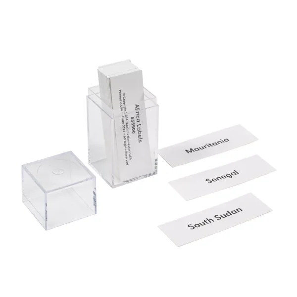 Africa: Labels - Quality Educational Material | Kid-ease | Montessori ...