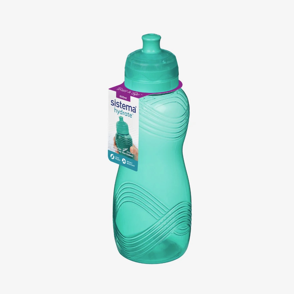 HYDRATE 600ml wave bottle